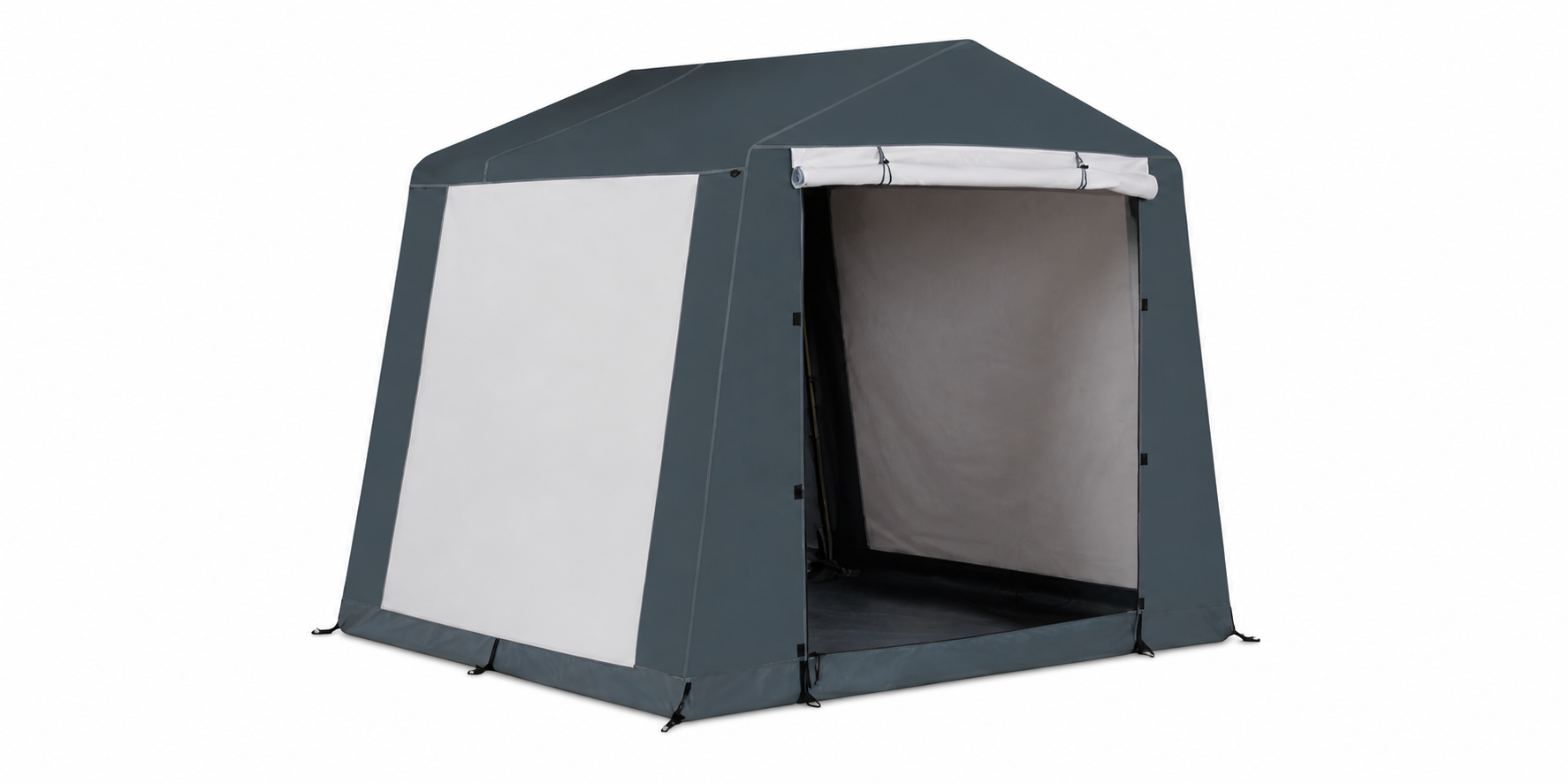 Starcamp Capri storage tent viewed from the left