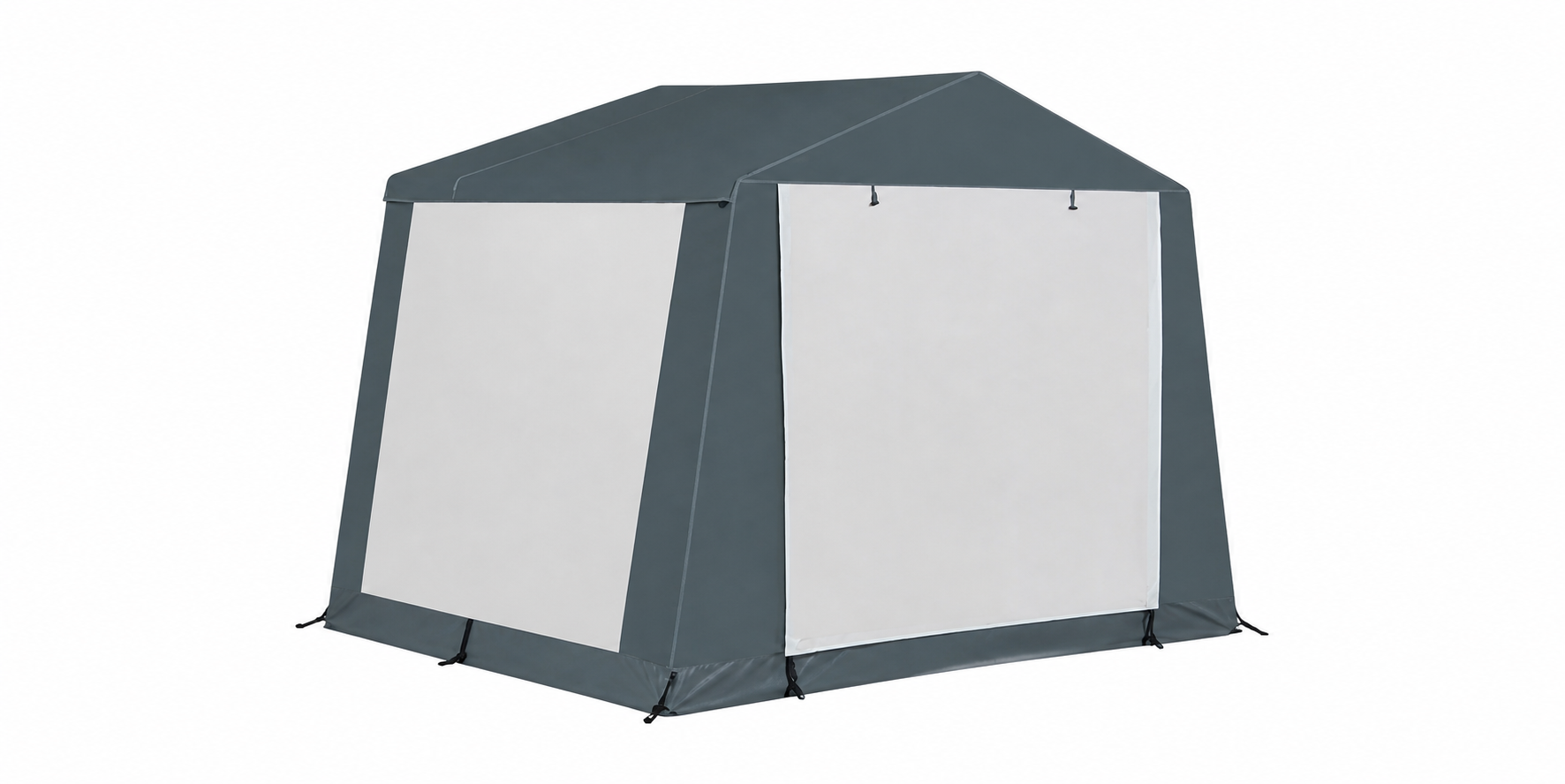 Starcamp Como storage tent viewed from the left