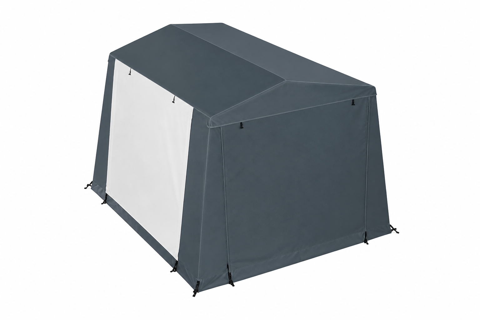 Starcamp Como storage tent viewed from above and behind
